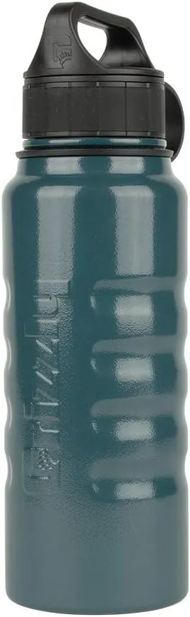 Grizzly Grip 32 oz Water Bottle | Vacuum Insulated | Stainless Steel with Insulated Lid | For Gym Women Men Beach Camping Hiking Fishing Hunting Sports | Vintage Blue