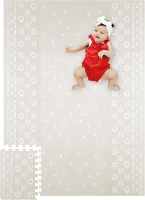 Gudi Foam Play Mat for Baby 5.6 x 4 ft – Safe, Easy to Clean Floor Mat – The Stylish Baby Play Mat That Complements Any Home Décor or Kids Playroom