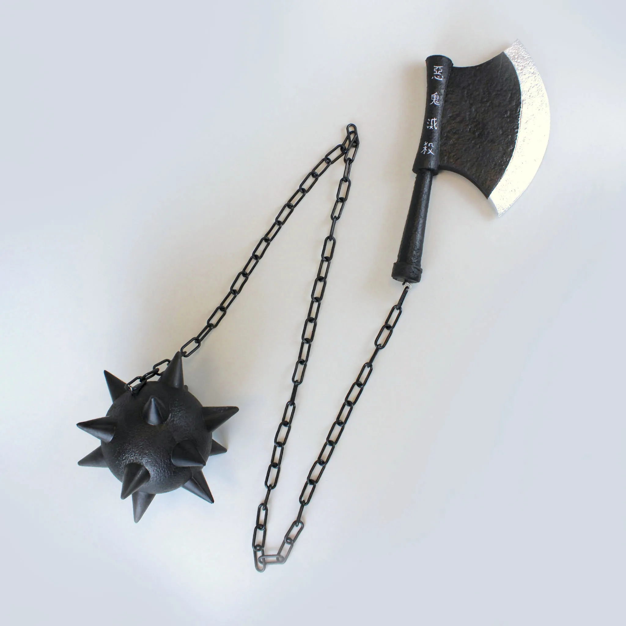 Gyomei's Flail and Axe Foam Replica