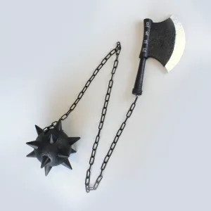 Gyomei's Flail and Axe Foam Replica