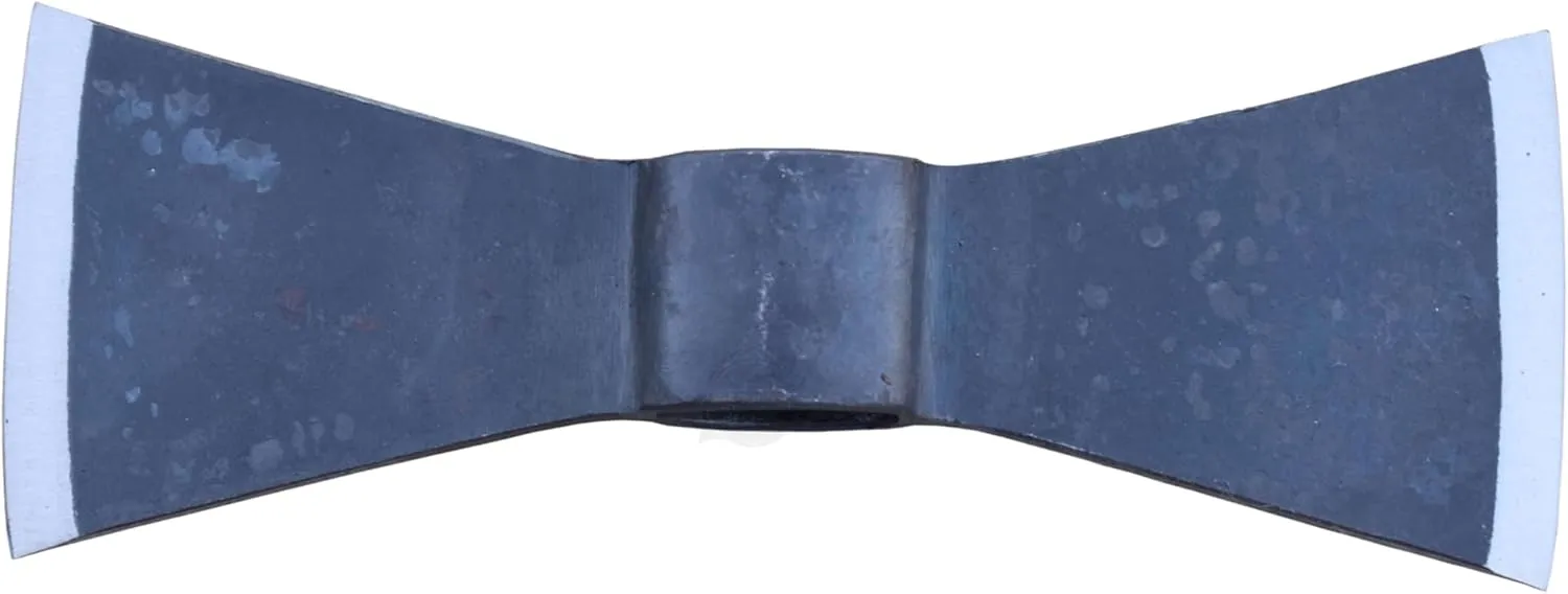 Hand Forged Throwing Double Axe Head Hand Forged high Carbon Steel Best Throwing Axe Head | Twin Blade, Camping, Survival, Outdoors, Wood Chopping Axes