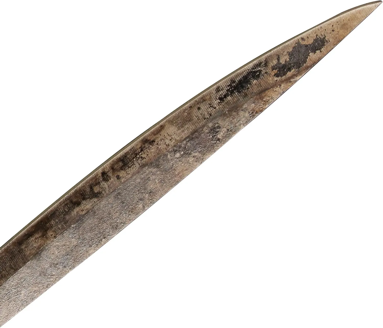 Handmade Sword and Blade Series, Sharp Manganese Steel 52HRC, Full Tang, Leather Sheath, Outdoor, Hunting, Camping, Hiking, Survival, Multiple Styles