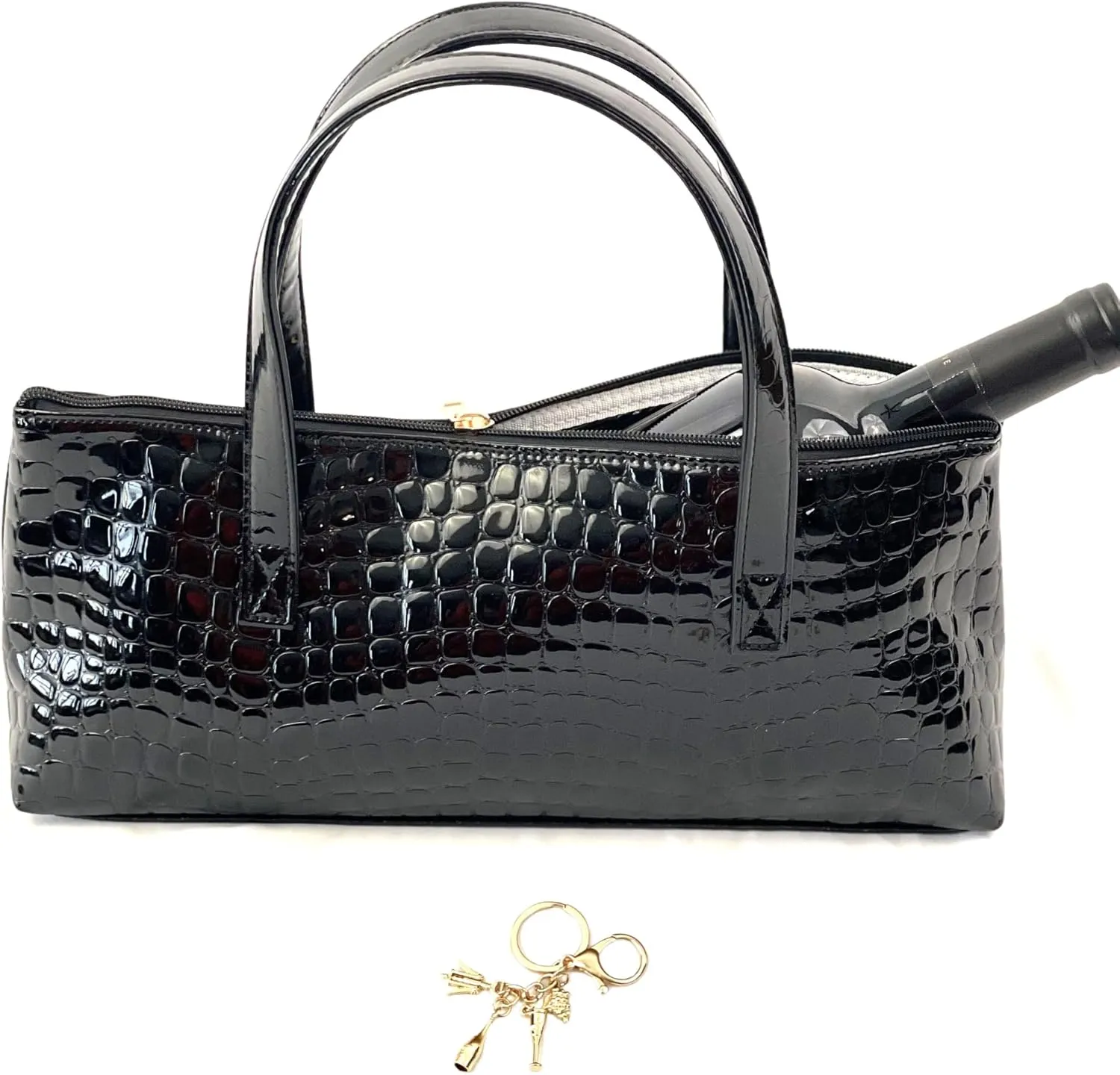 Happy Hour Insulated Wine Clutch | Bottle Carrier for Travel, Picnics & Gifts