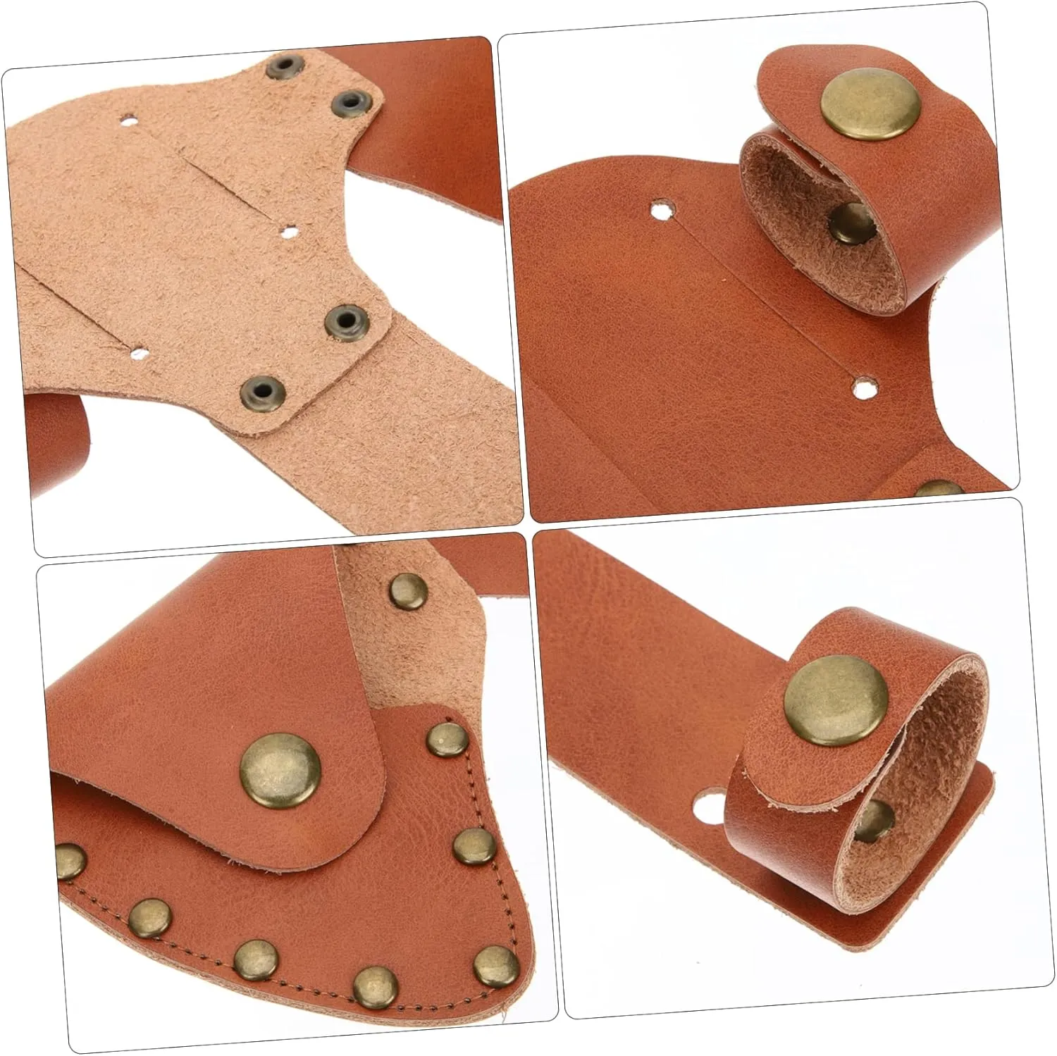 Happyyami 4pcs Portable Axe Cover Professional Hatchet Protector Case for Outdoor Use Sleeve to Safeguard Your Axe for Camping and Hiking Enthusiasts