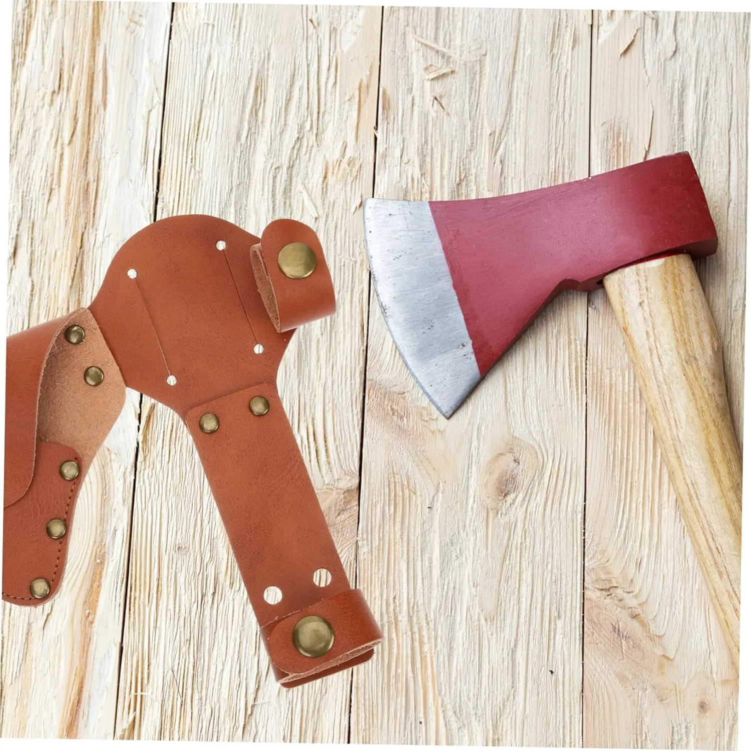 Happyyami 4pcs Portable Axe Cover Professional Hatchet Protector Case for Outdoor Use Sleeve to Safeguard Your Axe for Camping and Hiking Enthusiasts