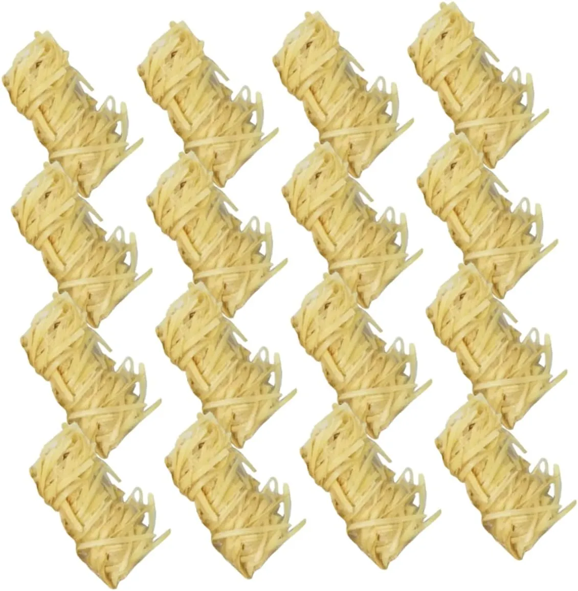 Happyyami 50Pcs Natural Starters Easy to Use Fire Lighters for Campfires Grilling BBQ Longburning Wooden for Outdoor Cooking and Fireplaces