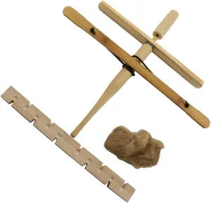 Happyyami Camping Fire Equipment Outdoor Fire Tools Set and Wooden Markers for Wilderness