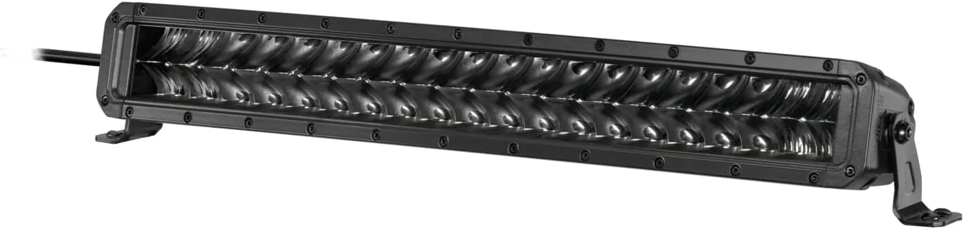Hella Black Magic Tough 20 Inch Double Row Curved LED Lightbar- Performance High Beam Off-Road Light for Pickup Trucks, ATV, SUV, 4x4, Jeep, Tractors / 358197601