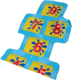 Hemoton 1pc Inflatable Water Spray Playmat Educational Outdoor Mat for Boys and Girls Toy Numbers and Leak-Resistant Design for Fun and Relaxation
