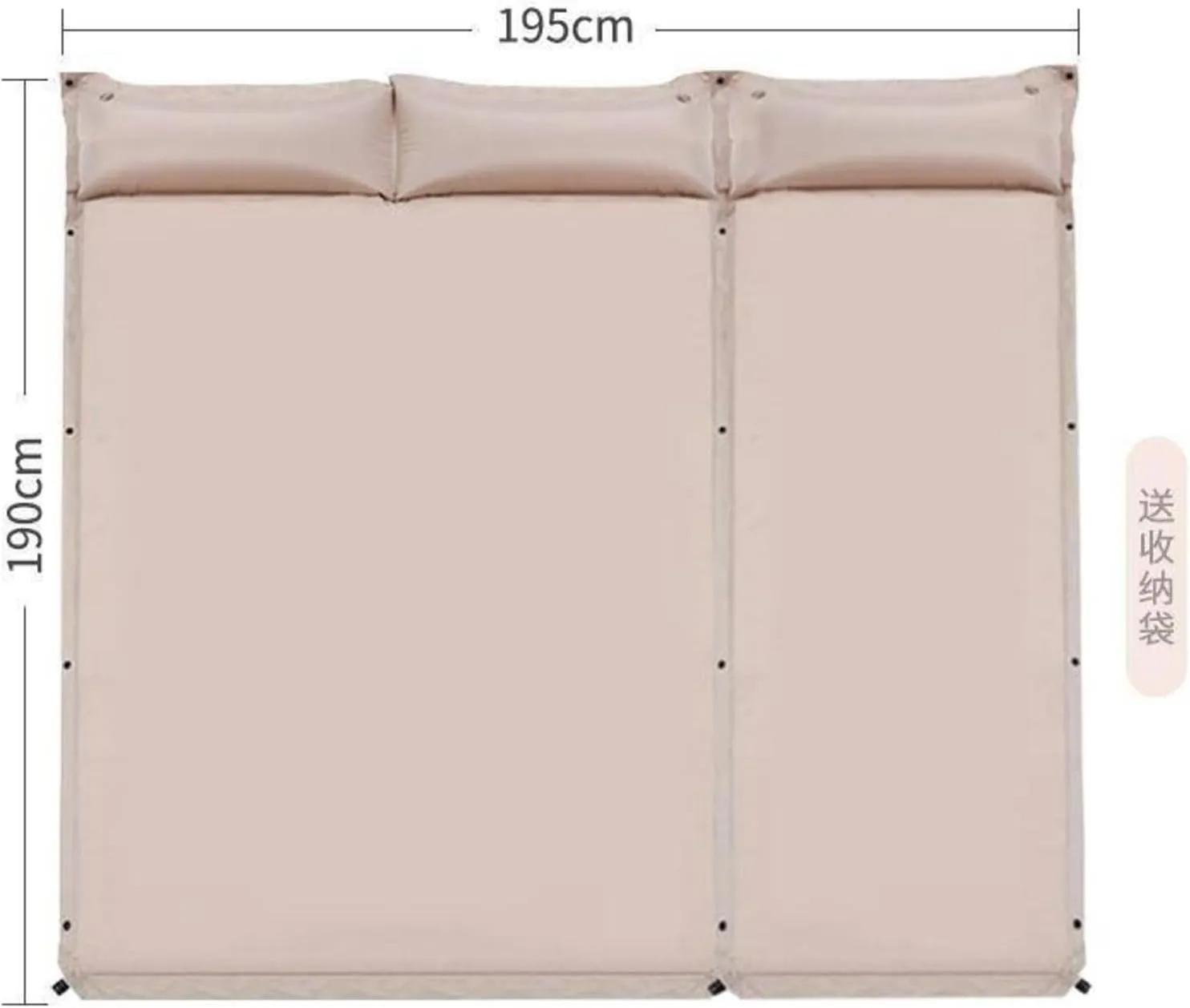 HEXEH Lnflatable Mattress Outdoor Camping Tent Sleeping Mat Automatic Inflatable Mattress Camping Floor Shop Foldable and Portable Floatation Bed