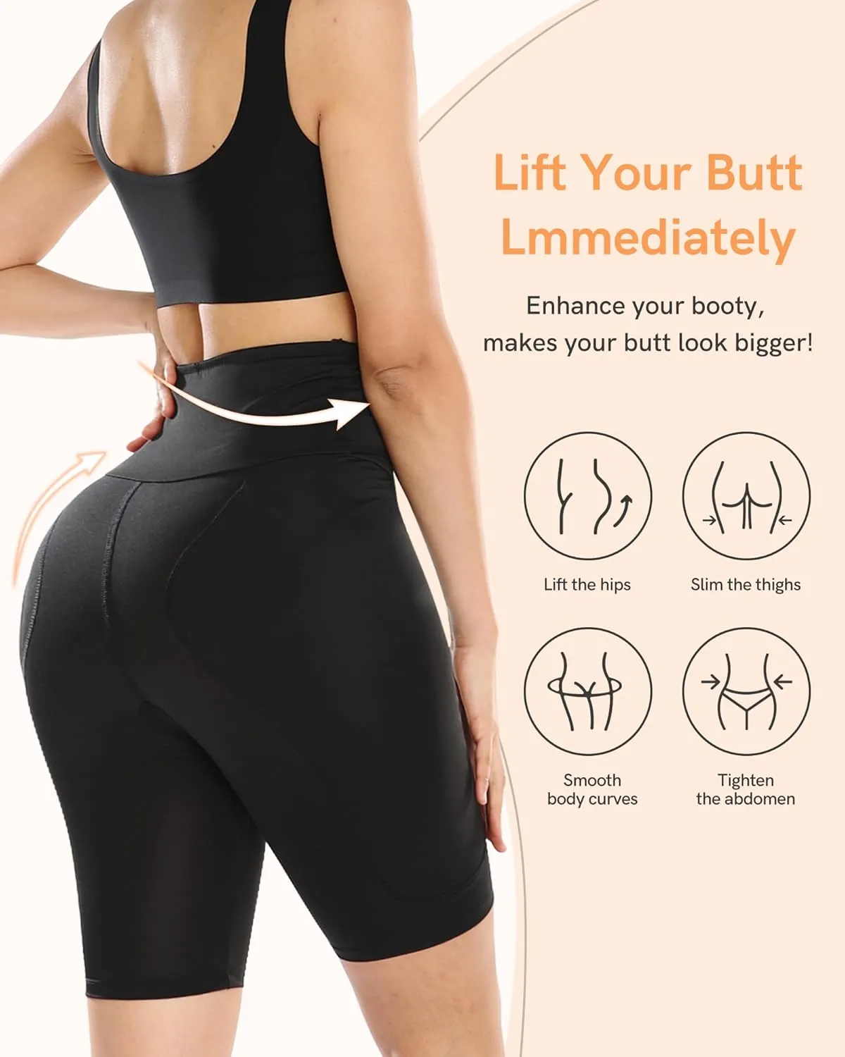 Hip Pads Shapewear Tummy Control Padded Underwear For Women Butt Lifting Panties Curvy Faja Body Shaper Bbl Shorts