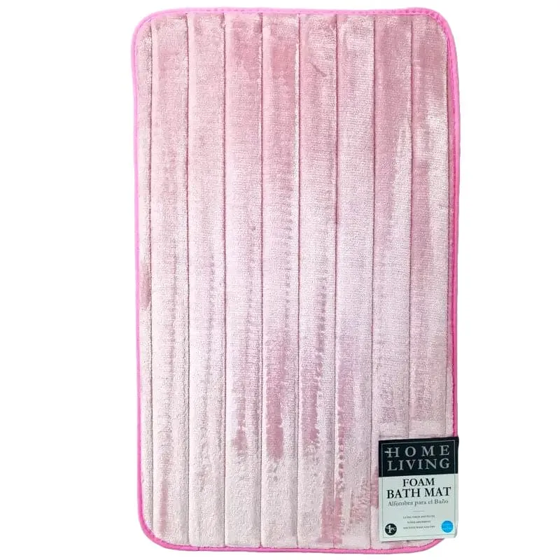 Home Living 2-Piece Foam Bath Mat Set - is comfortable and lends a classic understated touch to your bath coordinates collection. Step out of your tub and into luxury with the 2 Piece Home Living foam bathmat set - 7450014155693
