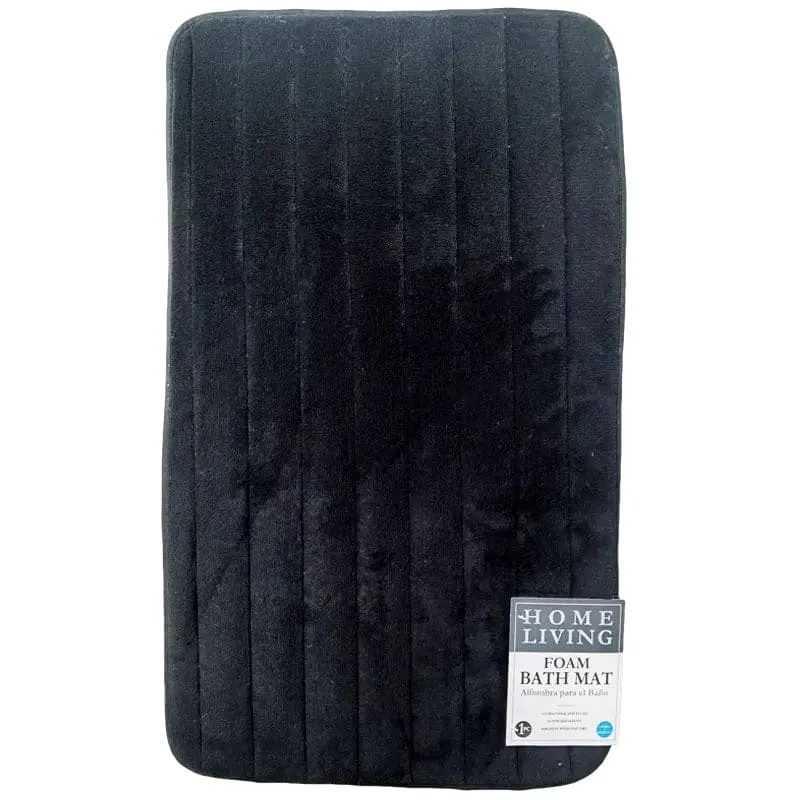 Home Living 2-Piece Foam Bath Mat Set - is comfortable and lends a classic understated touch to your bath coordinates collection. Step out of your tub and into luxury with the 2 Piece Home Living foam bathmat set - 7450014155693