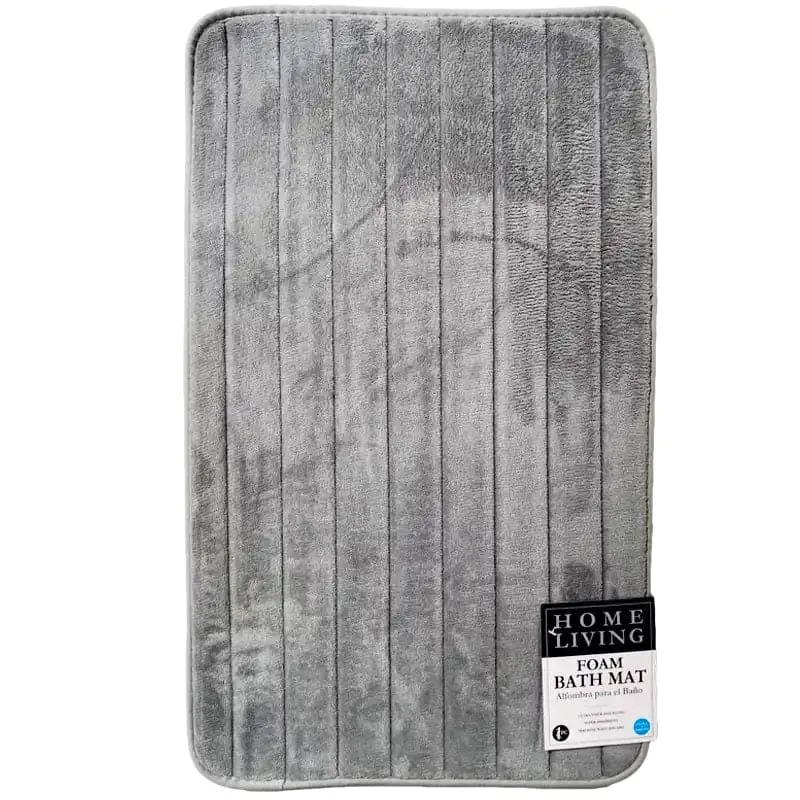 Home Living 2-Piece Foam Bath Mat Set - is comfortable and lends a classic understated touch to your bath coordinates collection. Step out of your tub and into luxury with the 2 Piece Home Living foam bathmat set - 7450014155693