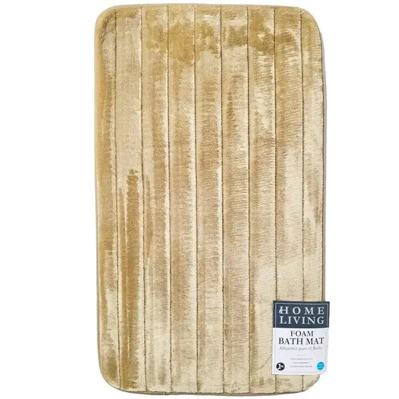 Home Living 2-Piece Foam Bath Mat Set - is comfortable and lends a classic understated touch to your bath coordinates collection. Step out of your tub and into luxury with the 2 Piece Home Living foam bathmat set - 7450014155693