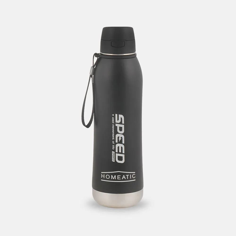 Homeatic Steel Water Bottle Sports 800ml