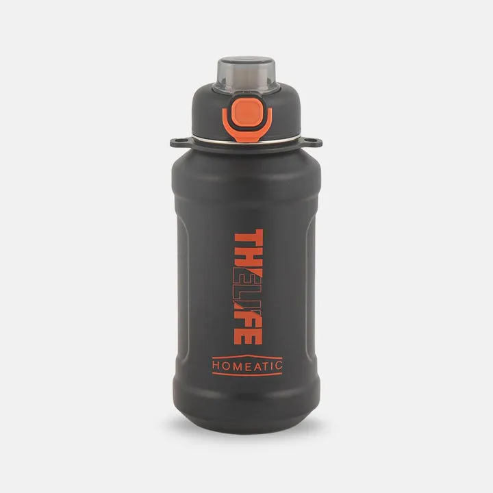 Homeatic Steel Water Bottle with Clip On 1000ml
