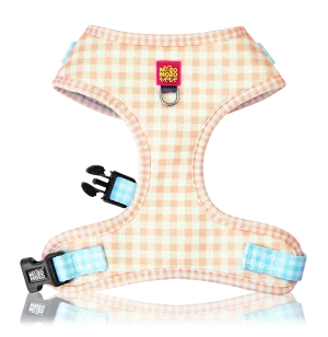 Honey gingham adjustable harness