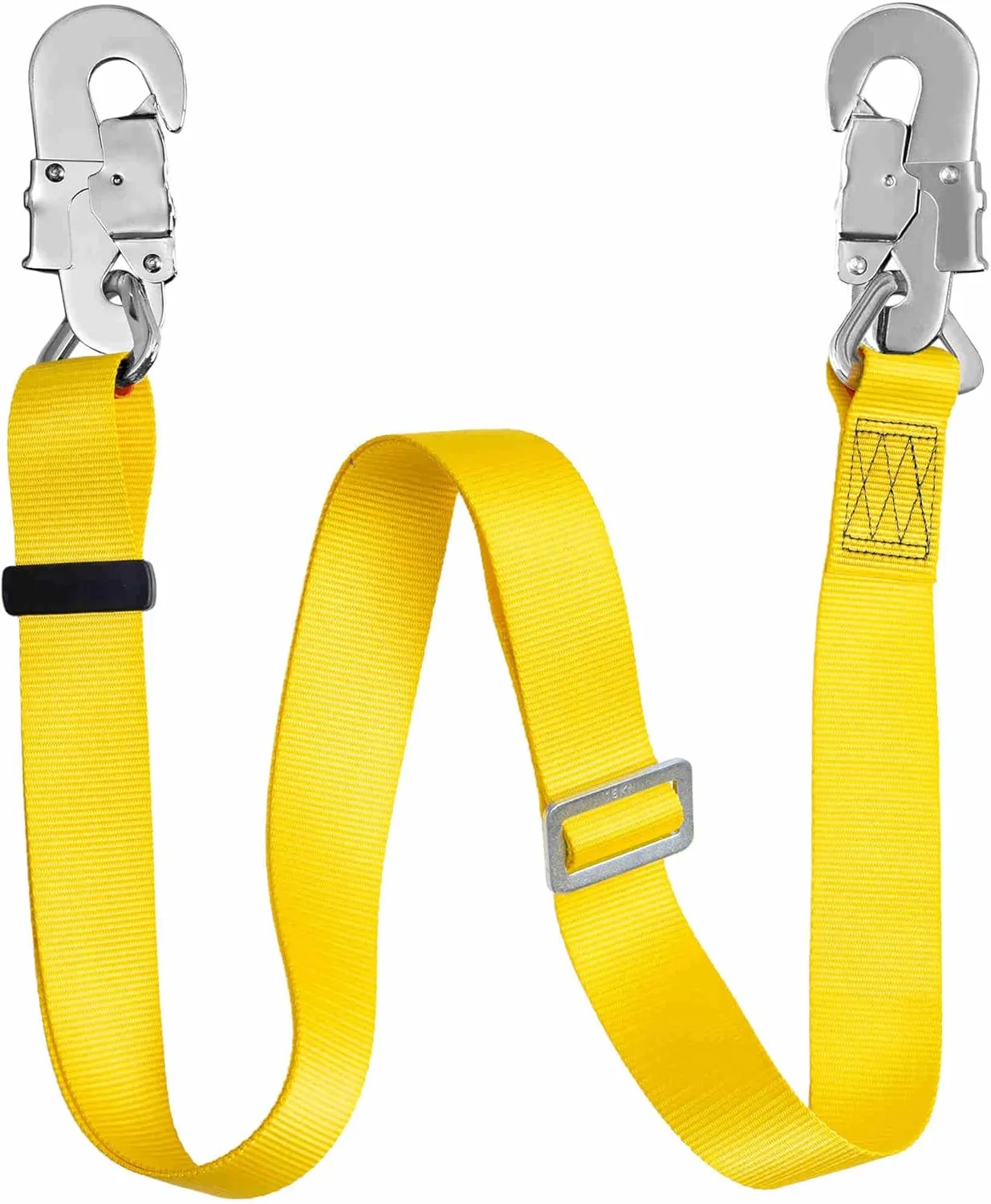 Hunting Safety Belt with Adjustable Lanyard, Tree Climbing Belt Restraint Lanyard