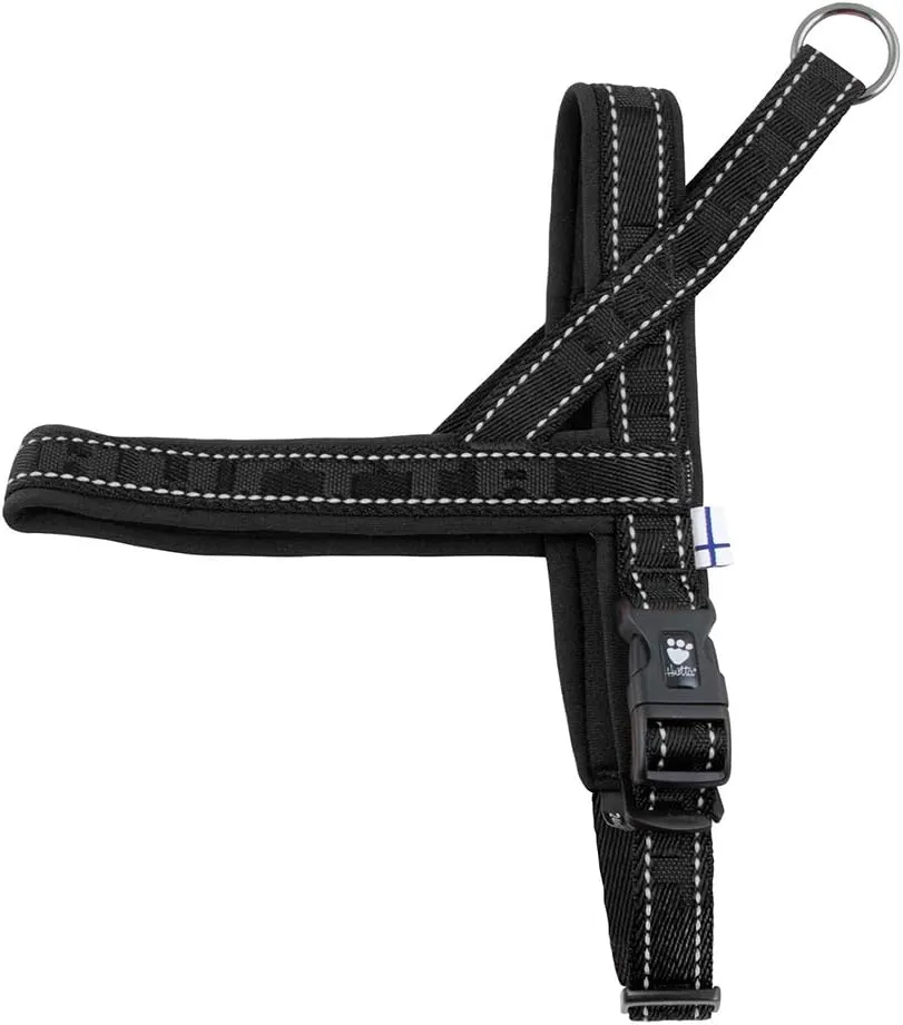 Hurtta Casual Padded Dog Harness, Raven, 24 in