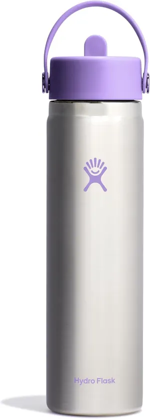 Hydro Flask 24 Oz Wide Flex Straw Lid Stainless Steel Violet