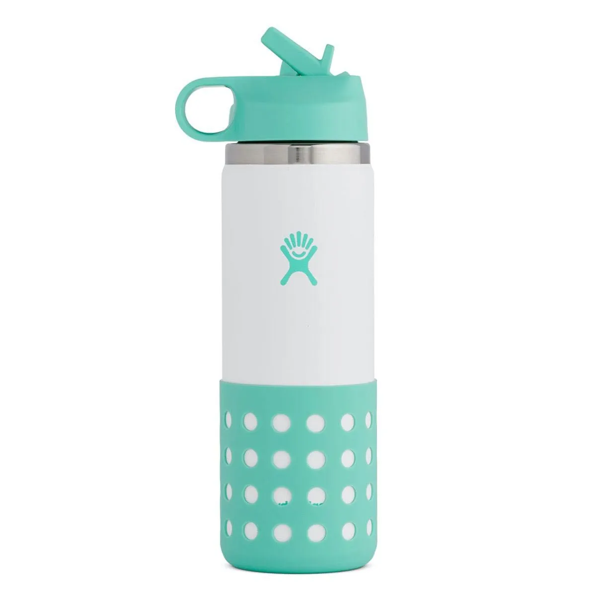 Hydro Flask W20BS Kids' 20 Ounce Wide Mouth Straw Lid & Boot