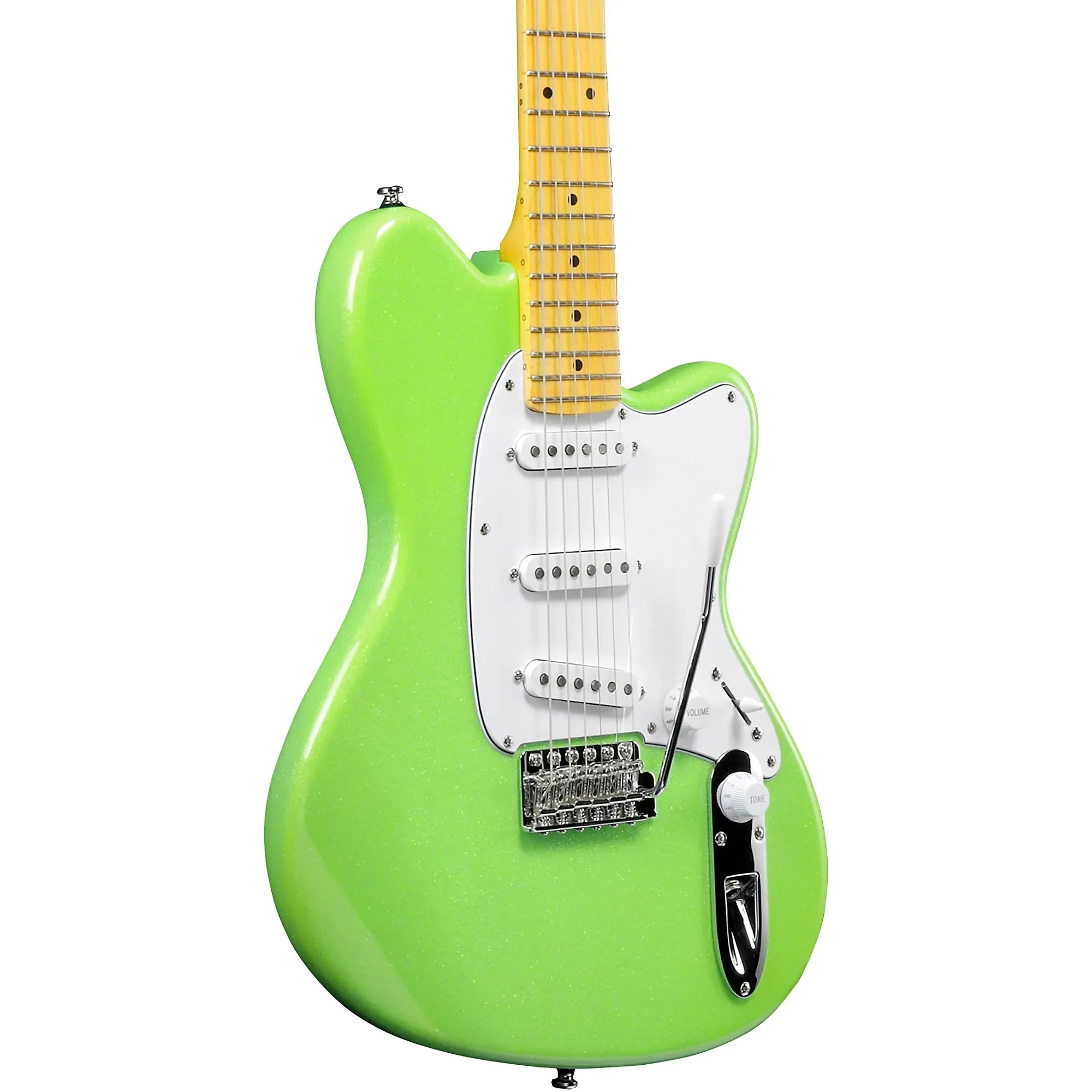 Ibanez Yvette Young YY10 6-String Solidbody Electric Guitar, Right, Slime Green Sparkle