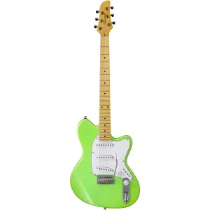Ibanez Yvette Young YY10 6-String Solidbody Electric Guitar, Right, Slime Green Sparkle