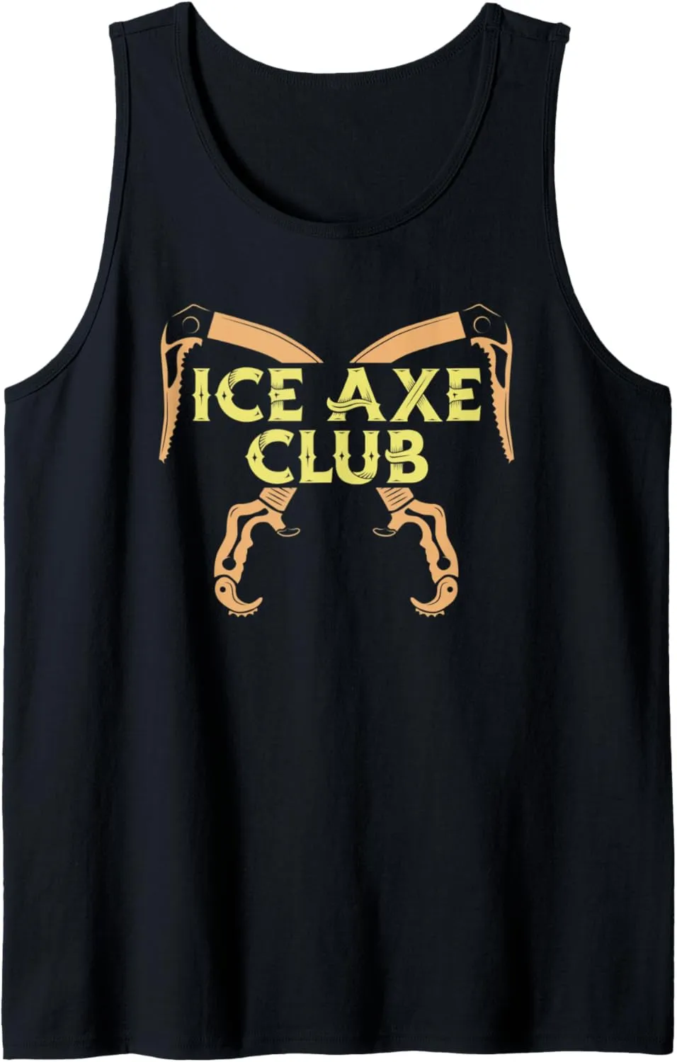 Ice Axe Club - Ice Climber Mountaineering Snow Ice Axe Tank Top
