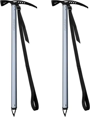 Ice Axes for Mountaineering - Camping Ice Axe Walking Pick for Camping Aluminum Alloy Mountaineering Axe Glacier Climbing Tool Lightweight Design,27.5 Inches,2 Pack