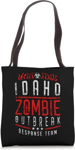 Idaho Zombie Outbreak Response Team Halloween Tote Bag