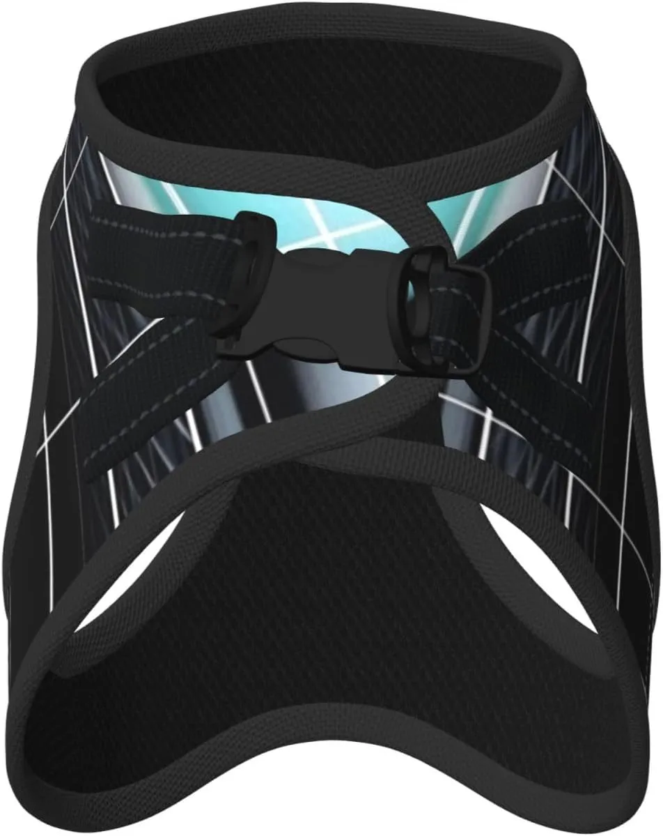 Infinite Mirror Pet Vest Small Size Dog Harness and Leash Set for Training, Reflective & Adjustable with Accessories Medium