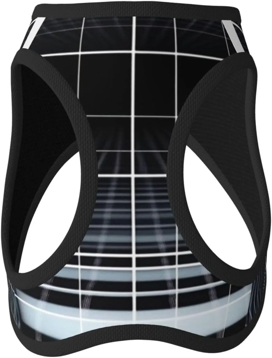 Infinite Mirror Pet Vest Small Size Dog Harness and Leash Set for Training, Reflective & Adjustable with Accessories Medium