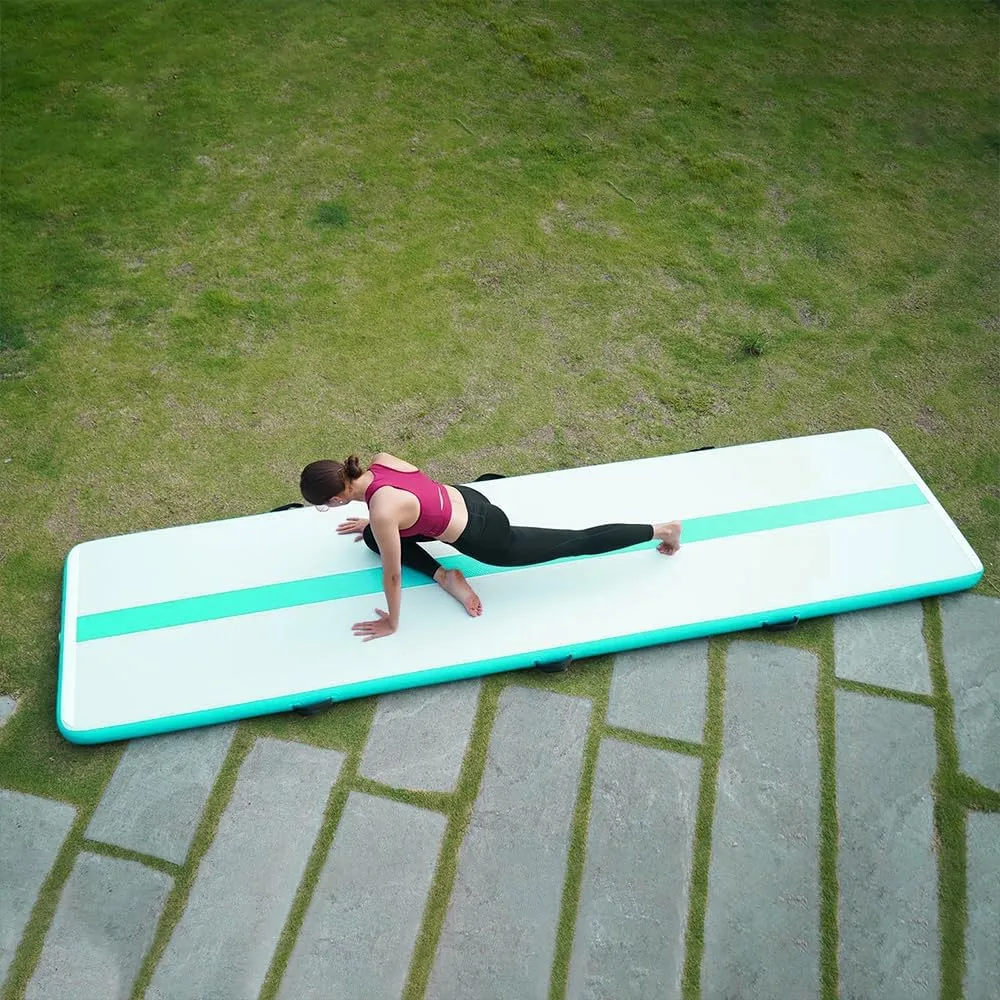 Inflatable Air Gymnastics Mat Training mat Thick tumbling mat with Electric Pump for Home/Gym/Outdoor