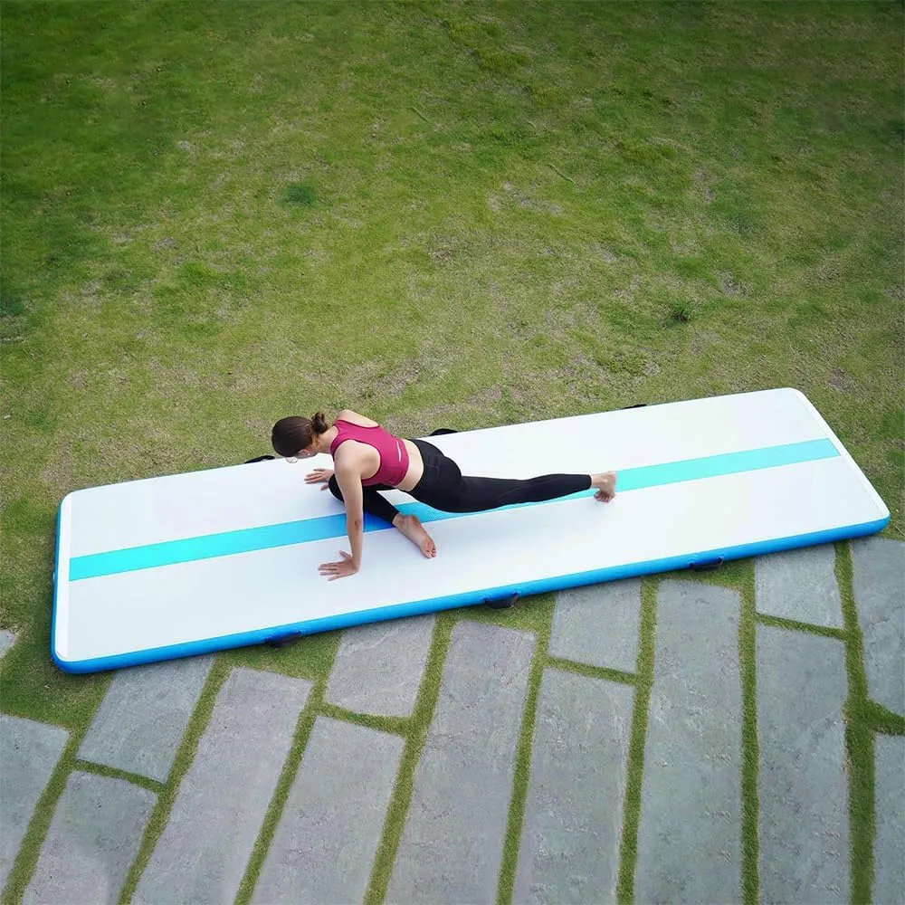 Inflatable Air Gymnastics Mat Training mat Thick tumbling mat with Electric Pump for Home/Gym/Outdoor