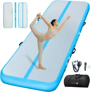 Inflatable Air Gymnastics Mat Training mat Thick tumbling mat with Electric Pump for Home/Gym/Outdoor