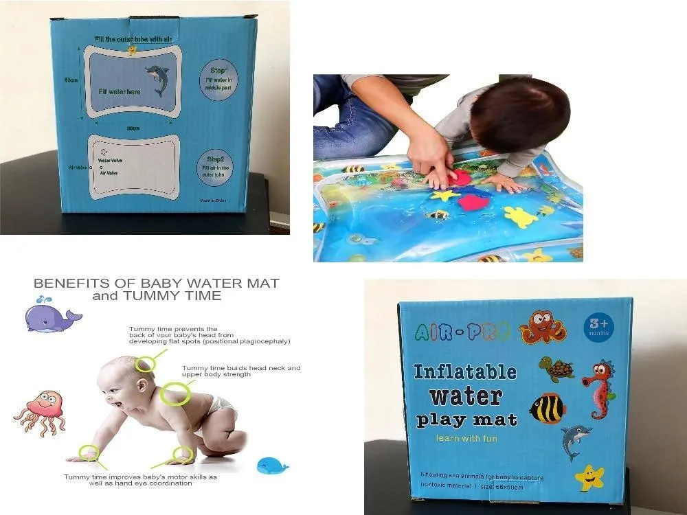 Inflatable Baby Water Mat Fun Toy