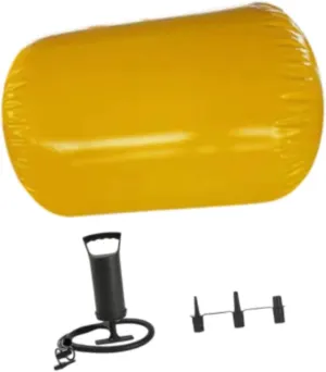 Inflatable Gymnastics Mat, Gymnastics Barrel Gymnastics Air Roller, Gymnastics Roller for Gym Training Exercise Cheerleading
