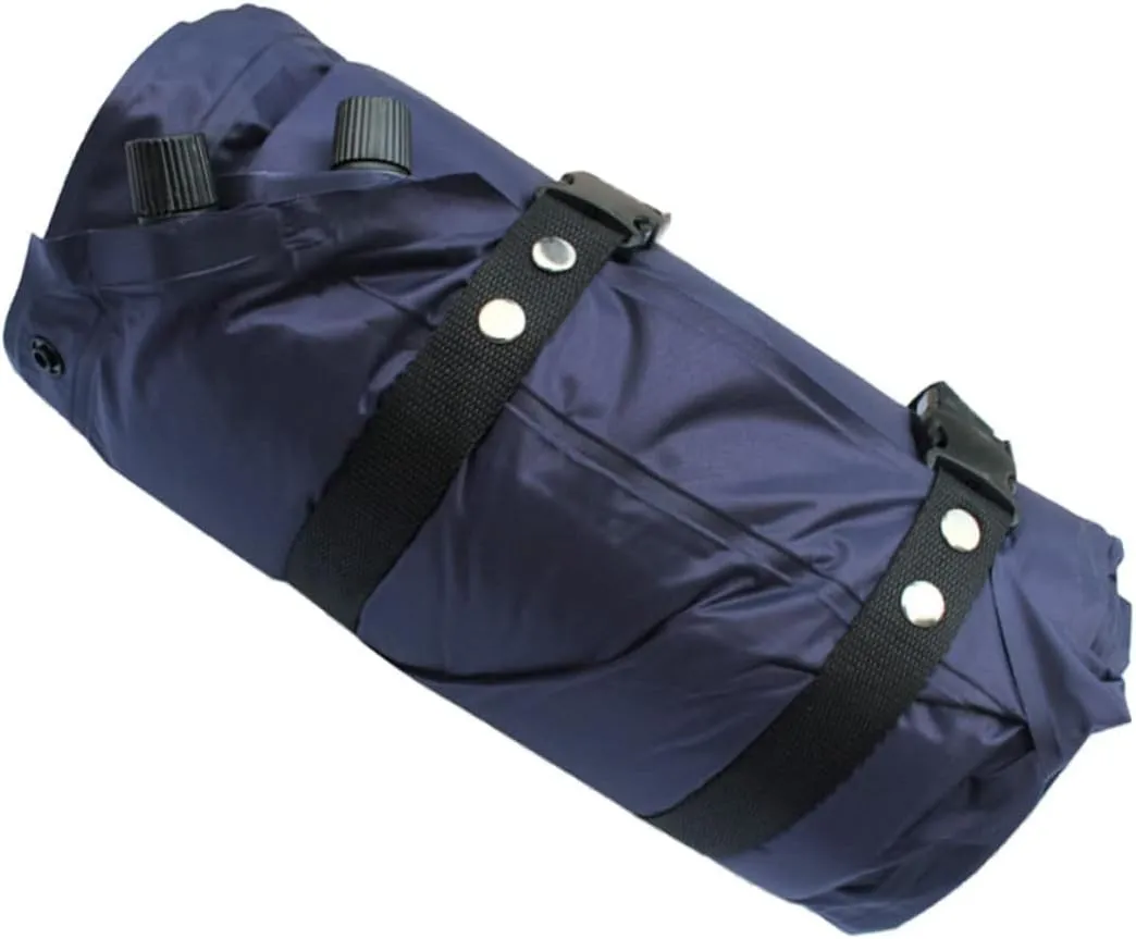 Inflatable Portable Camping Pad Wear Resistant Sleeping Mat for Convenient Sleep Accessory with Ergonomic Design for Camping and Backpacking