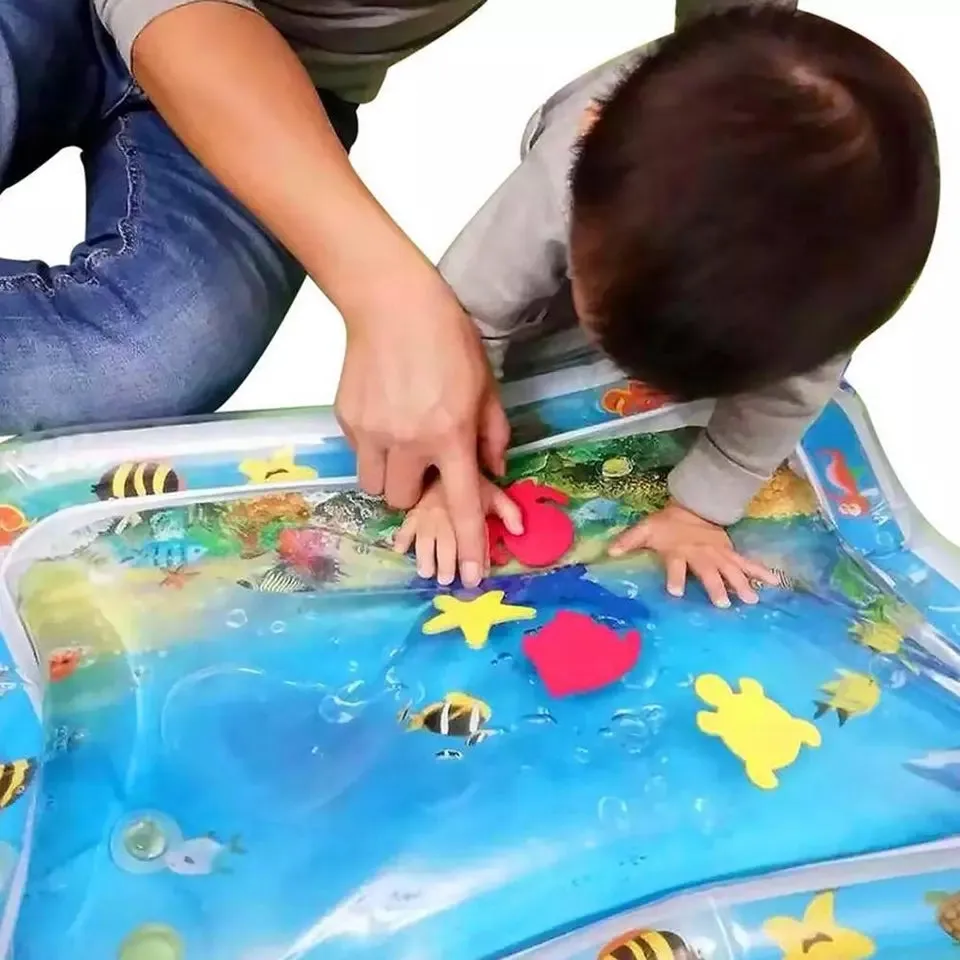 Inflatable sensory baby  tummy roller mat