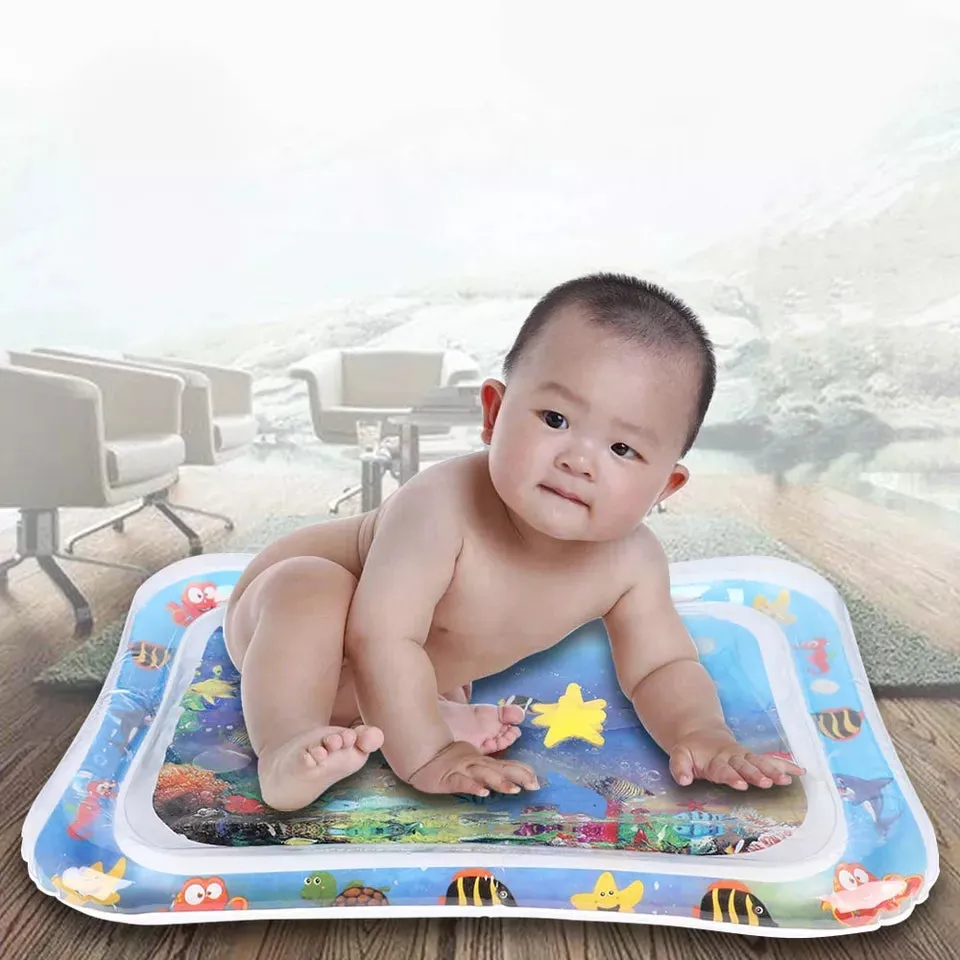 Inflatable sensory baby  tummy roller mat