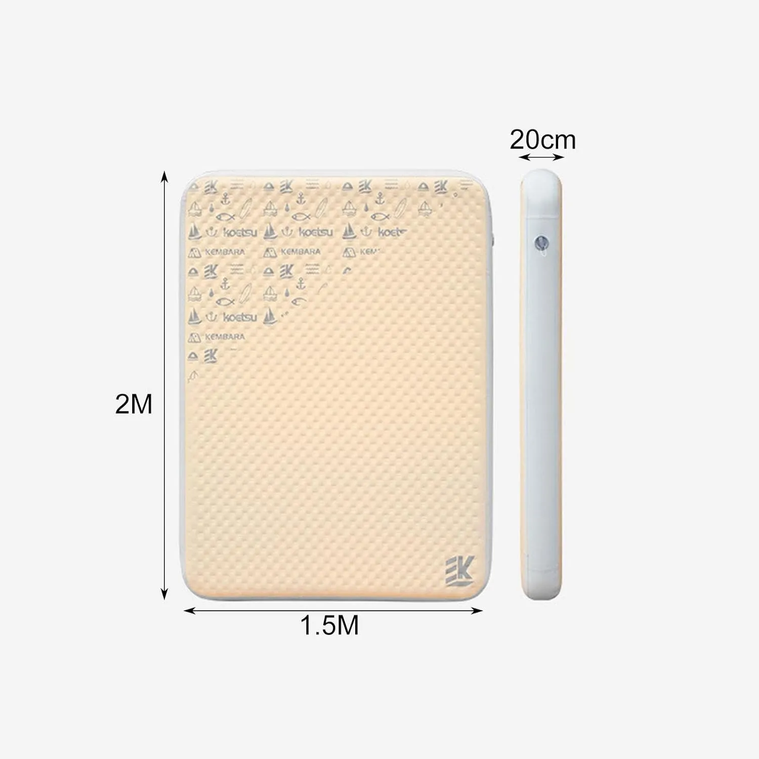 Inflatable Sleeping Mat Camping Mattress Ultralight Portable Inflatable Mattress Inflating Camping Pad for Indoor Backpacking