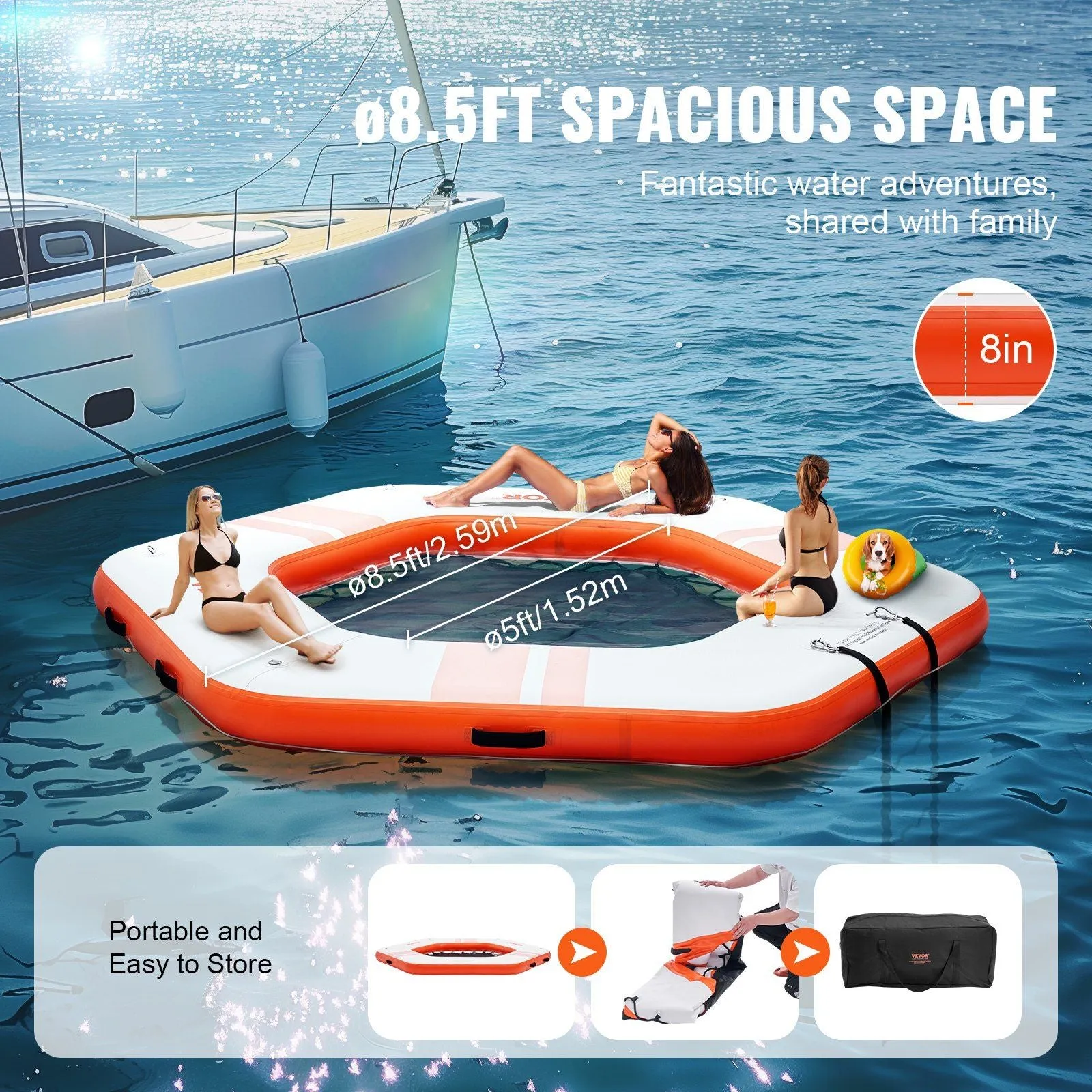 Inflatable Water Floating Island