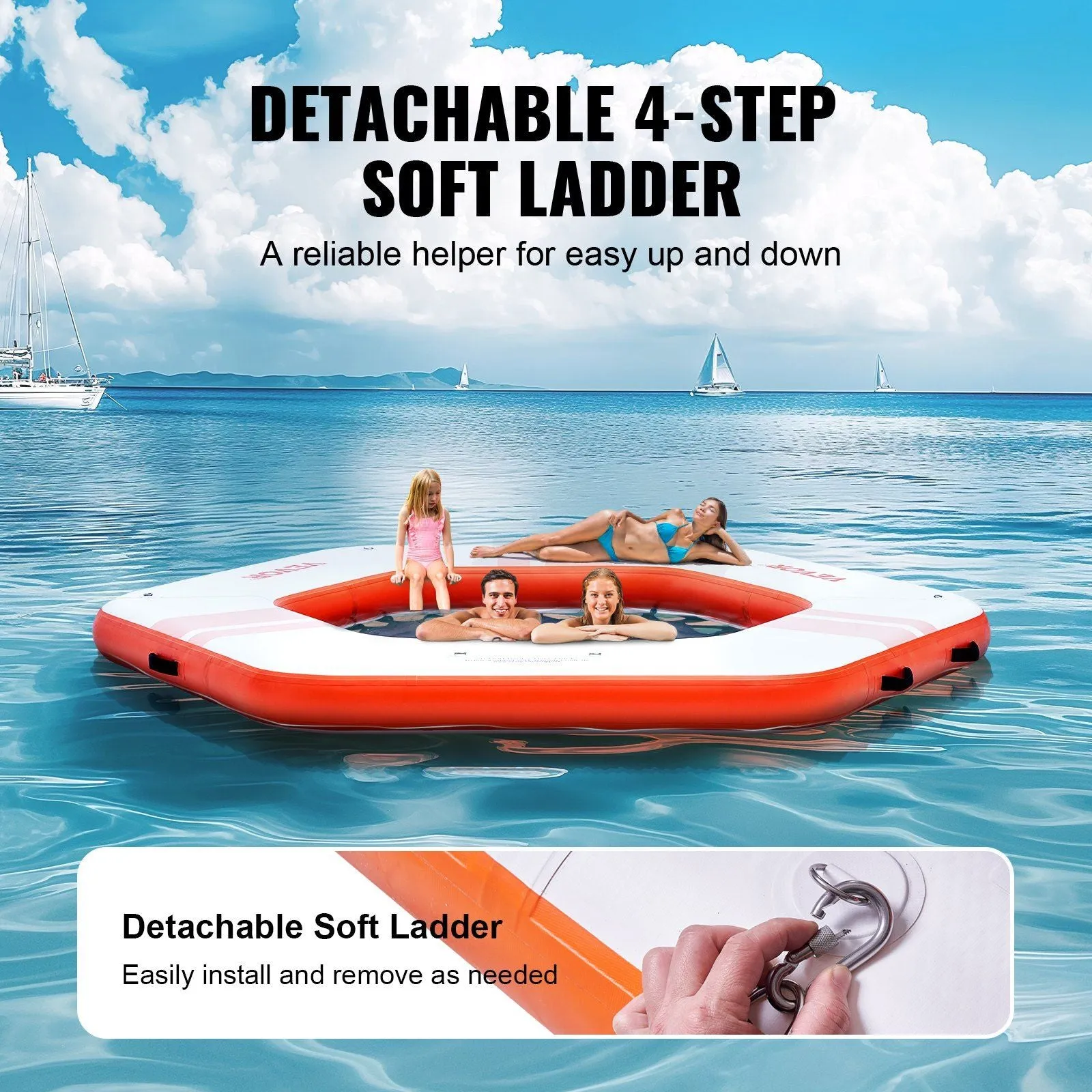 Inflatable Water Floating Island