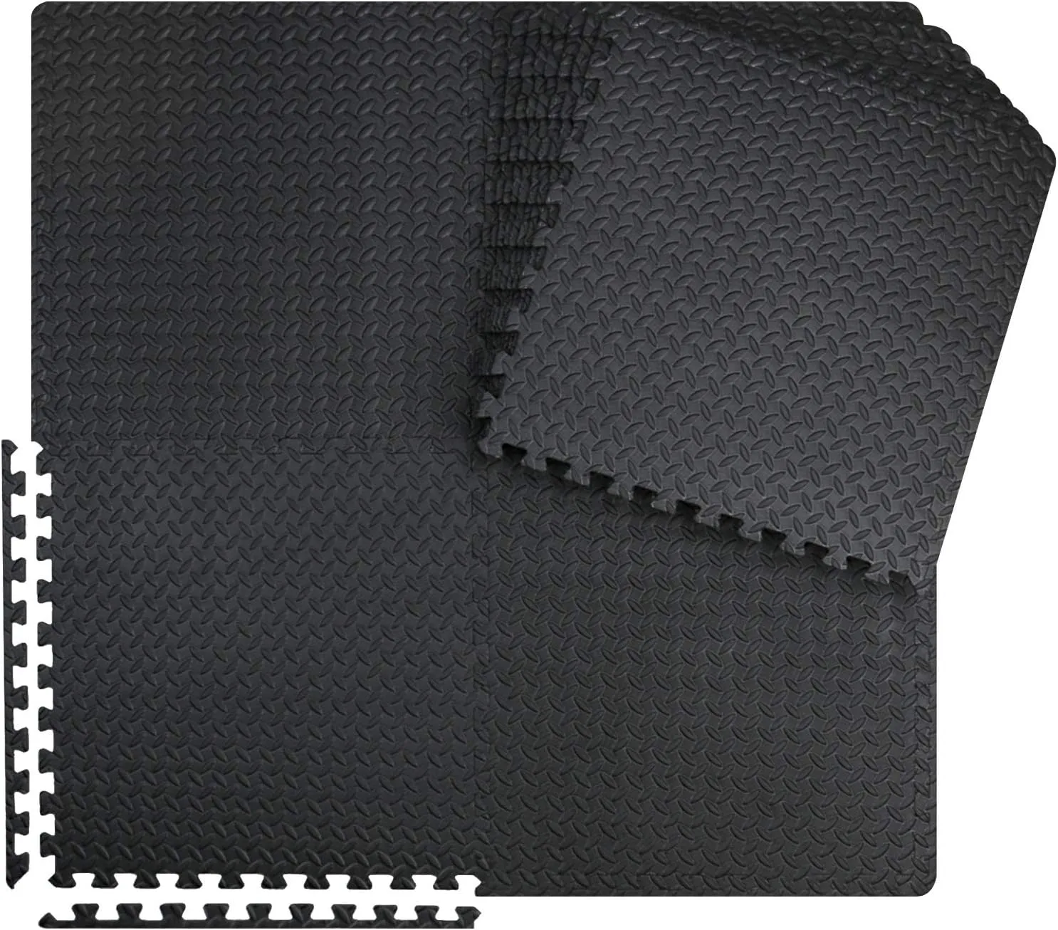 innhom 12/24/48 Tiles Gym Flooring Gym Mats Exercise Mat for Floor Workout Mat Foam Floor Tiles for Home Gym Equipment Garage