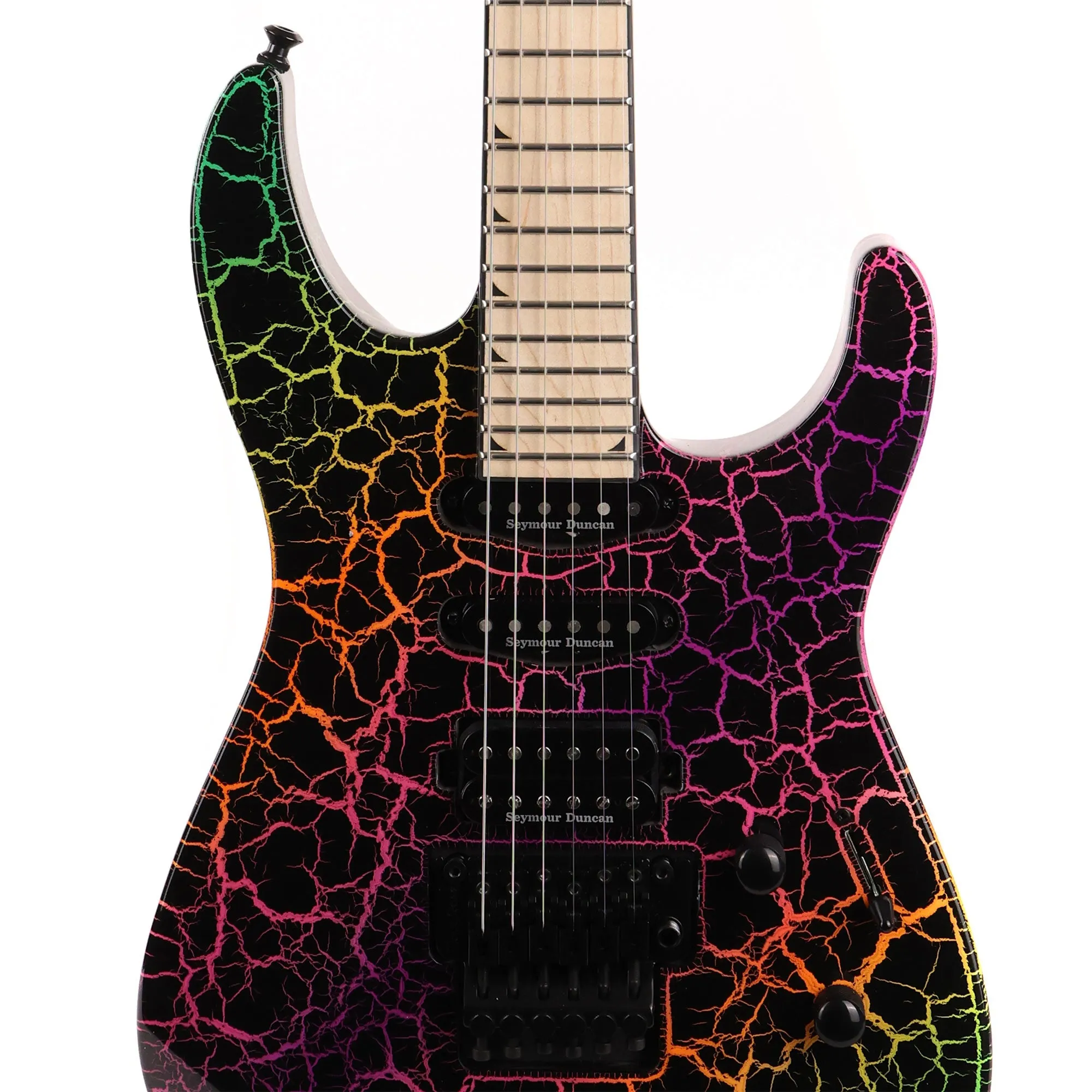 Jackson Pro Series Soloist SL3M Maple Fingerboard Rainbow Crackle