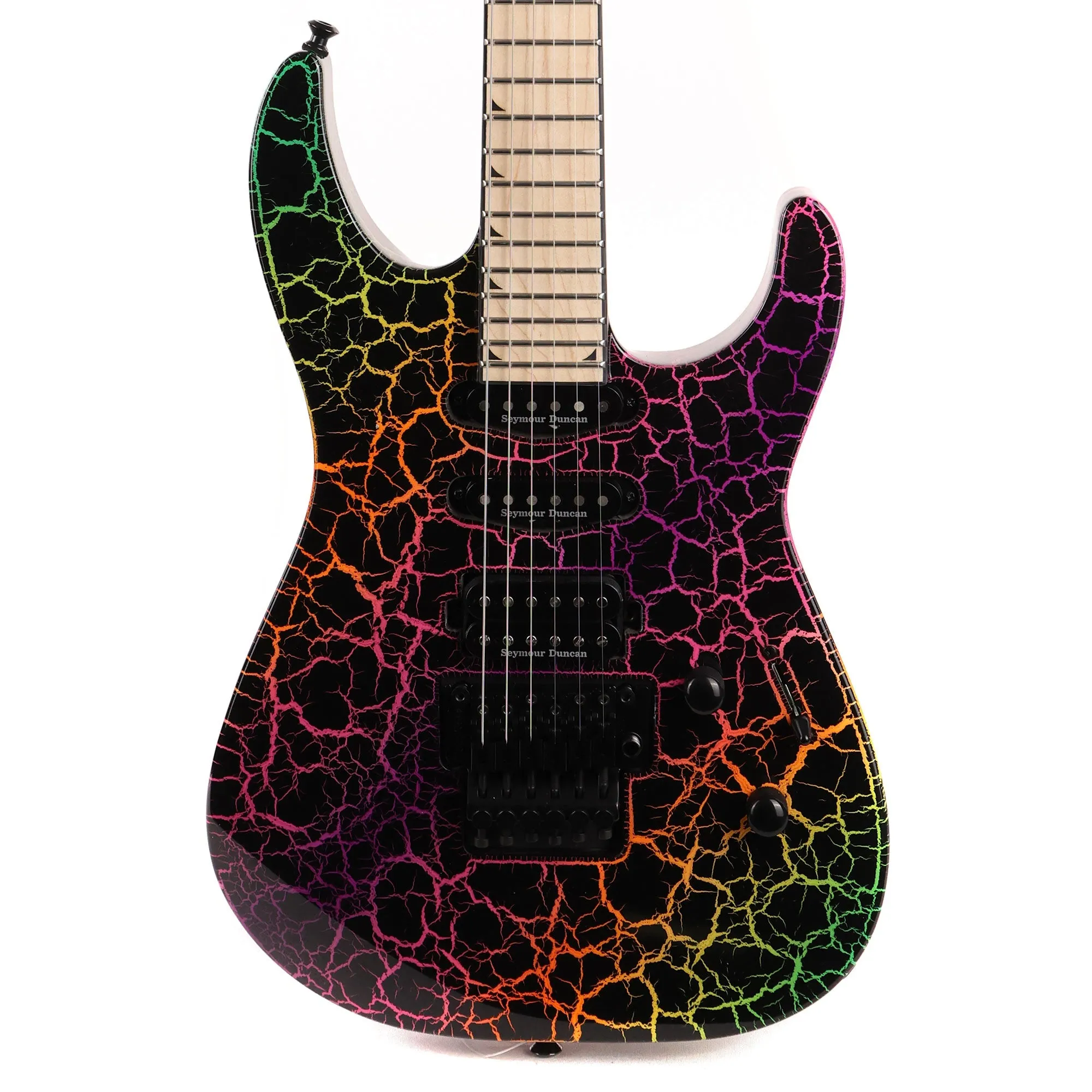Jackson Pro Series Soloist SL3M Maple Fingerboard Rainbow Crackle