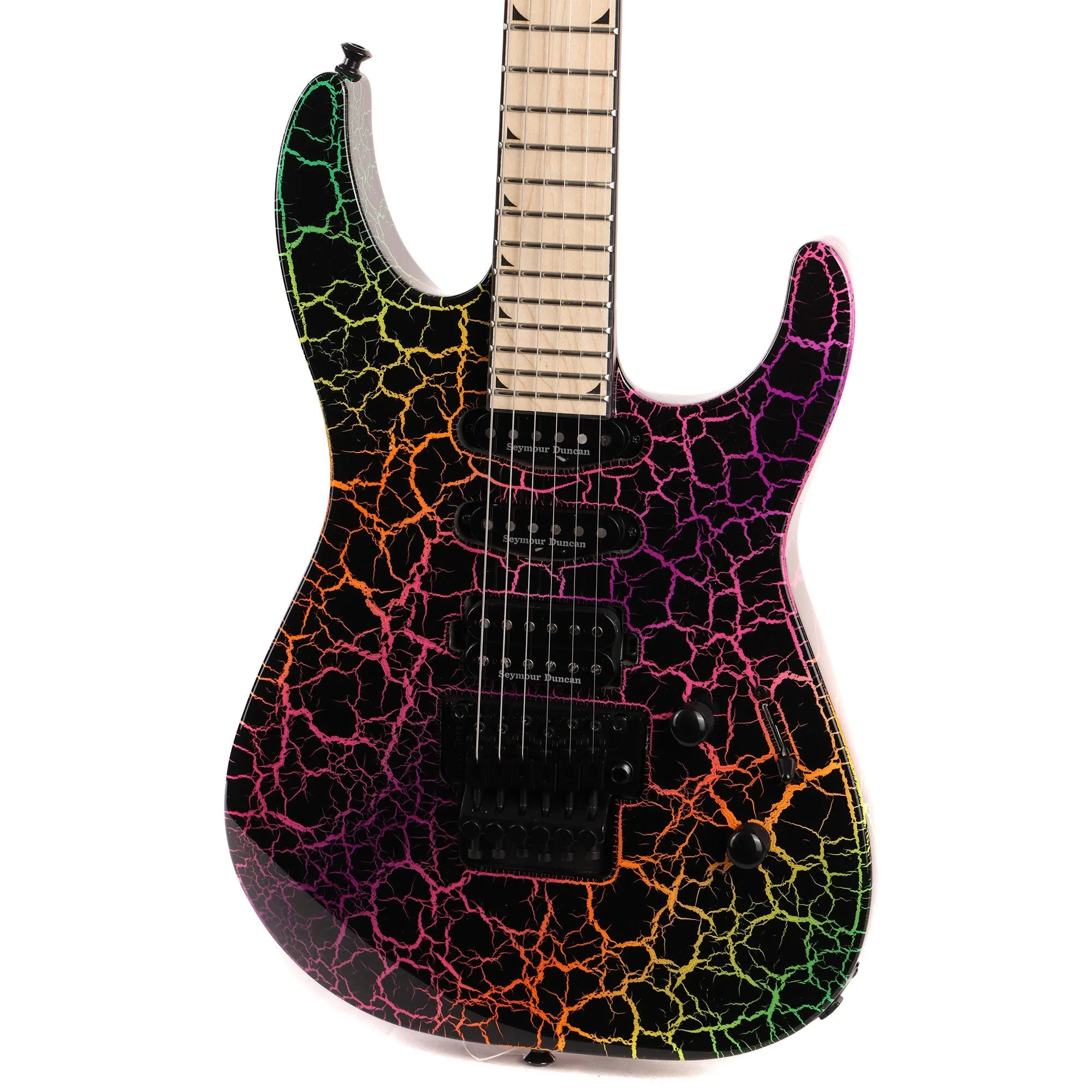 Jackson Pro Series Soloist SL3M Maple Fingerboard Rainbow Crackle