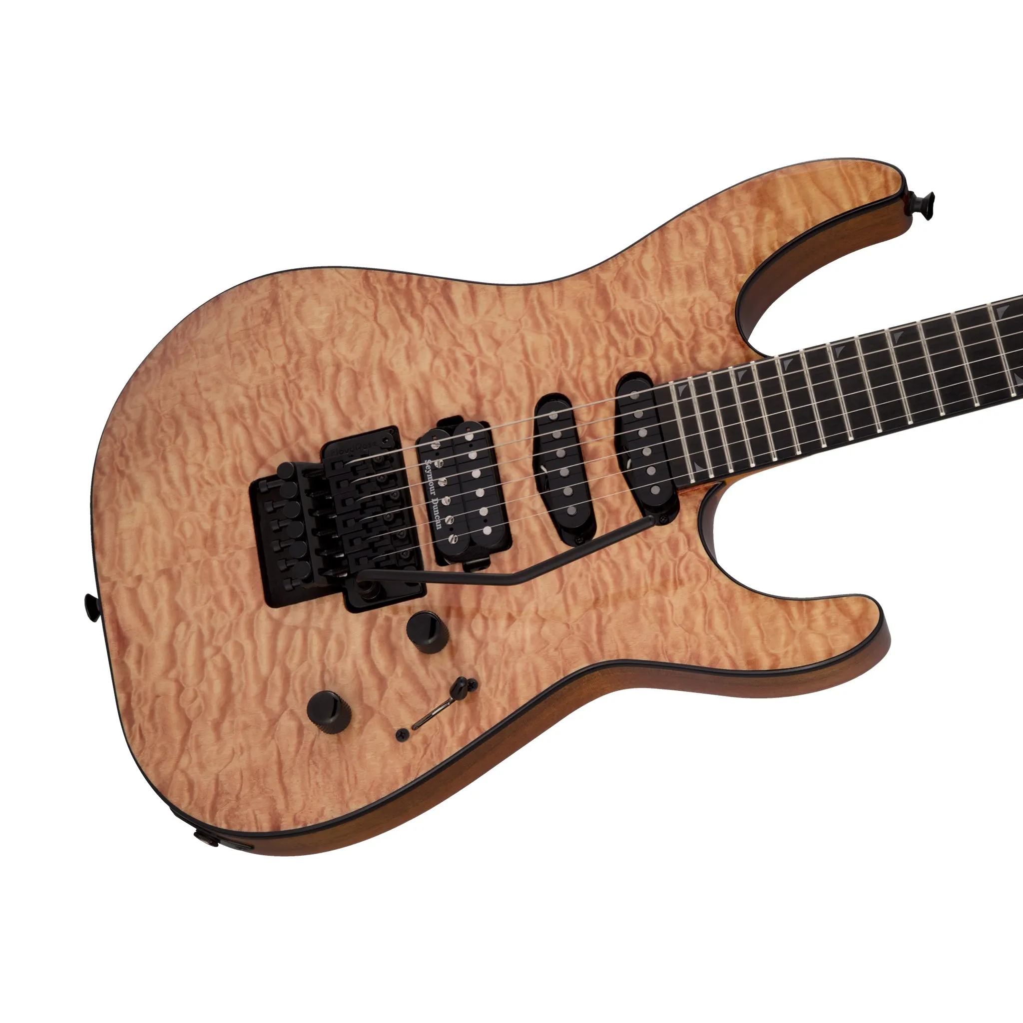 Jackson Pro Series Soloist SL3Q MAH Electric Guitar, Ebony FB, Blonde