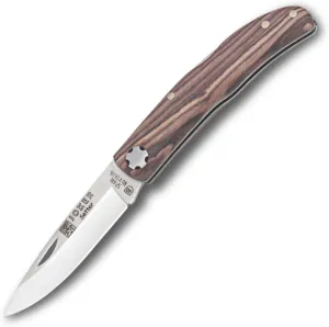 Joker Pocket Knife Setter NP111 with rosewood handle, MOVA steel blade 2.56 inches, fishing tool, Hunting, camping and hiking